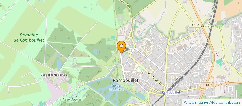 localisation de l'entreprise ASS FAMIL VACANCES YVELINES  RAMBOUILLET