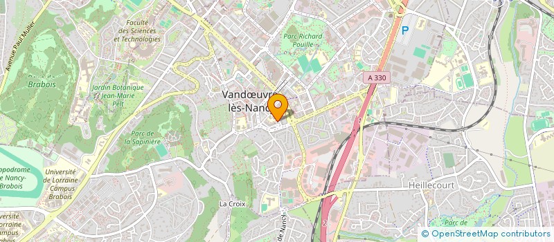 localisation de l'entreprise ASS FAMIL VANDOEUVRE NATIONS à VANDŒUVRE-LES-NANCY