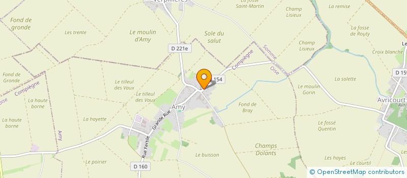 localisation de l'entreprise ASS FAMILI RURALE AMY à AMY