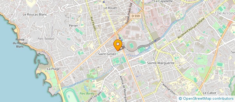 localisation de l'entreprise ASS FAMILIAL PARADIS ST GINIEZ à MARSEILLE