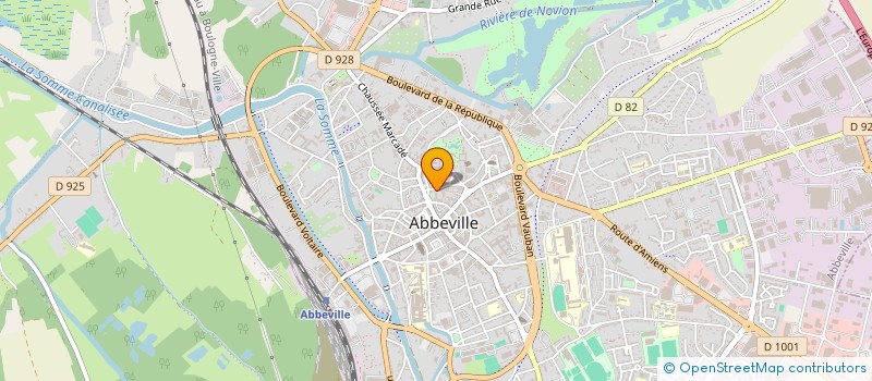 localisation de l'entreprise ASS FAMILIALE à ABBEVILLE