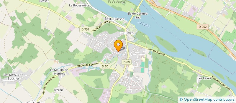 localisation de l'entreprise ASS FAMILIALE AIDE AUX PERSONNES AGEES à GENNES-VAL-DE-LOIRE