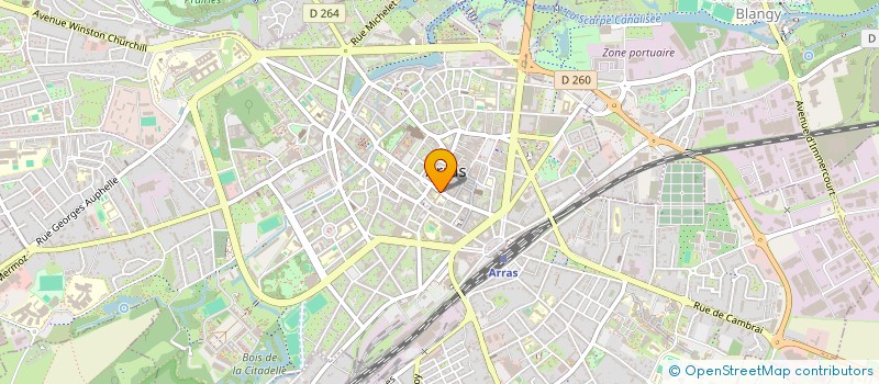 localisation de l'entreprise ASS FAMILIALE ARRAS EDUCATION ET LOISIRS à ARRAS