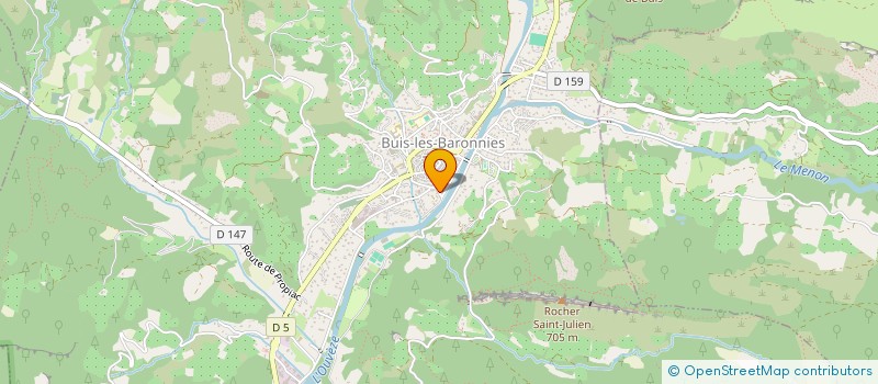 localisation de l'entreprise ASS FAMILIALE BARONNIES à BUIS-LES-BARONNIES