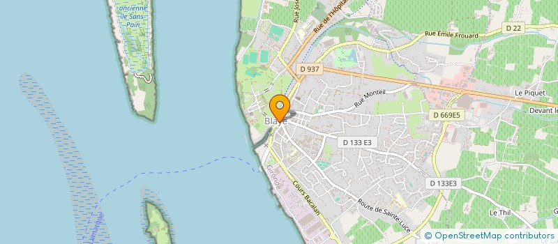 localisation de l'entreprise ASS FAMILIALE BLAYE & ARRONDISSEMENT à BLAYE