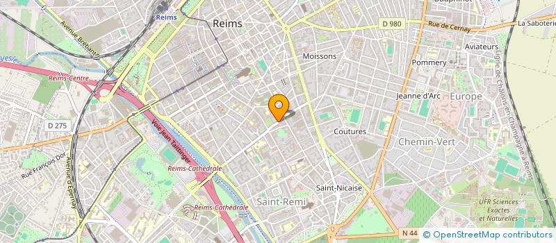 localisation de l'entreprise ASS FAMILIALE CATHOLIQUE  REIMS