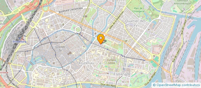localisation de l'entreprise ASS FAMILIALE CATHOLIQUE BAS RHIN à STRASBOURG