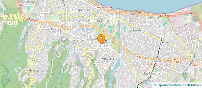 localisation de l'entreprise ASS FAMILIALE CATHOLIQUE DE LA TRINITE à SAINT-DENIS