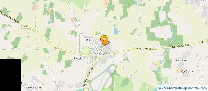 localisation de l'entreprise ASS FAMILIALE COMMUNE DU SIVOM HERBIGNAC à HERBIGNAC