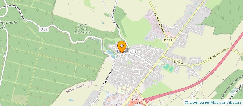 localisation de l'entreprise ASS FAMILIALE D'ISNAUVILLE à ISNEAUVILLE