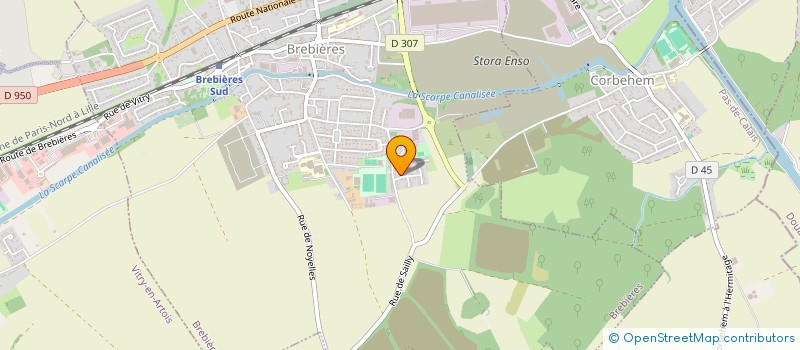 localisation de l'entreprise ASS FAMILIALE DE BREBIERES à BREBIERES