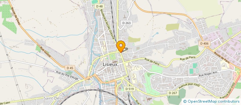 localisation de l'entreprise ASS FAMILIALE DE GESTION à LISIEUX