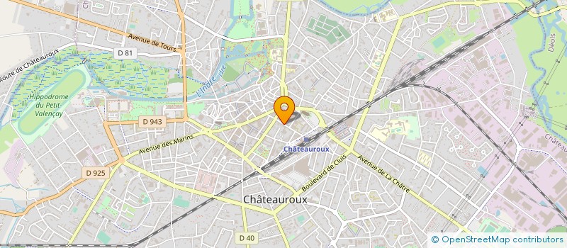 localisation de l'entreprise ASS FAMILIALE DE L INDRE à CHATEAUROUX