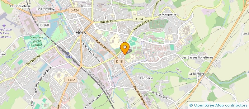 localisation de l'entreprise ASS FAMILIALE DE LA ROUTE à FLERS