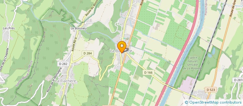 localisation de l'entreprise ASS FAMILIALE DE PREVENTION DU SIDA  LA BUISSIERE