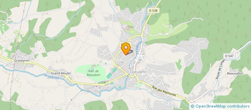 localisation de l'entreprise ASS FAMILIALE DIEULEFIT COMMUNES ENVIRON  DIEULEFIT