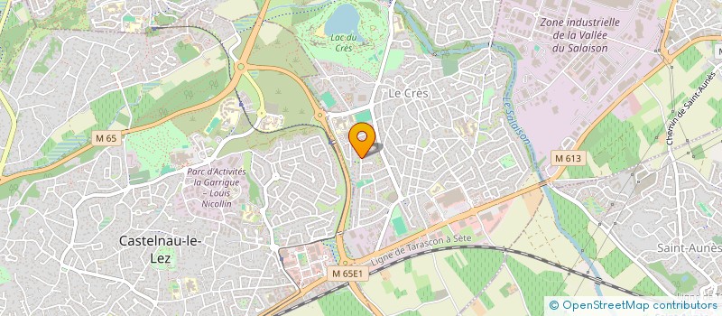 localisation de l'entreprise ASS  FAMILIALE DU CRES AIDE AUX FAMILLES  LE CRES