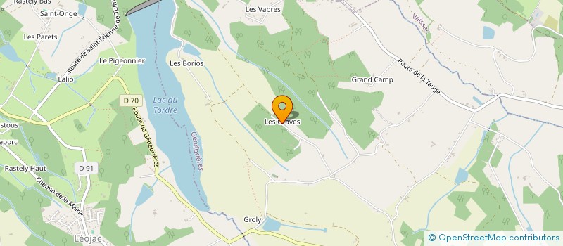 localisation de l'entreprise ASS FAMILIALE ECLAIREURS TARN ET GARONNE  GENEBRIERES