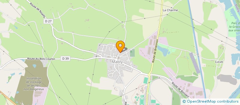 localisation de l'entreprise ASS FAMILIALE EDUCATION DE MABLY  MABLY