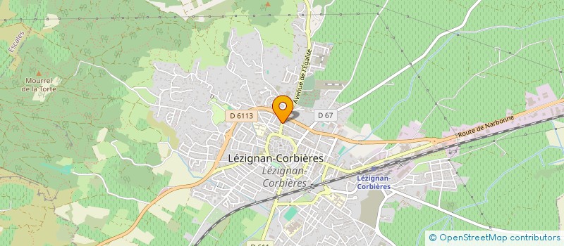 localisation de l'entreprise ASS FAMILIALE GEST LYC PROF AGRI LEZIGNA à LEZIGNAN-CORBIERES