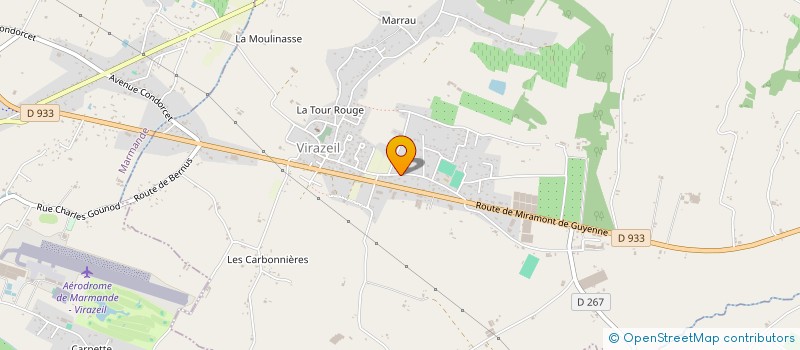 localisation de l'entreprise ASS FAMILIALE GESTION CANTINE SCOLAIRE à BIRAC-SUR-TREC