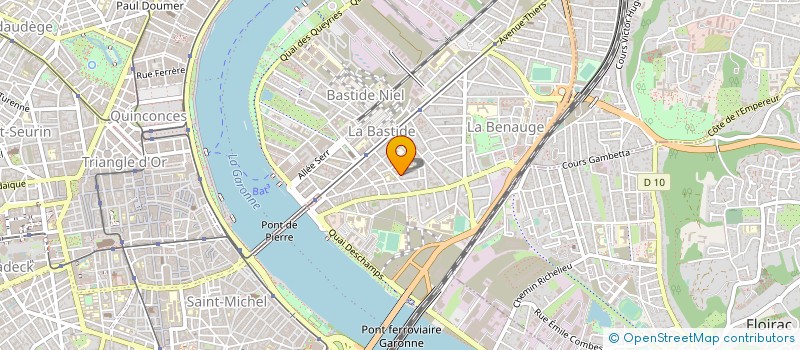 localisation de l'entreprise ASS FAMILIALE LAIQUE BASTIDE à BORDEAUX