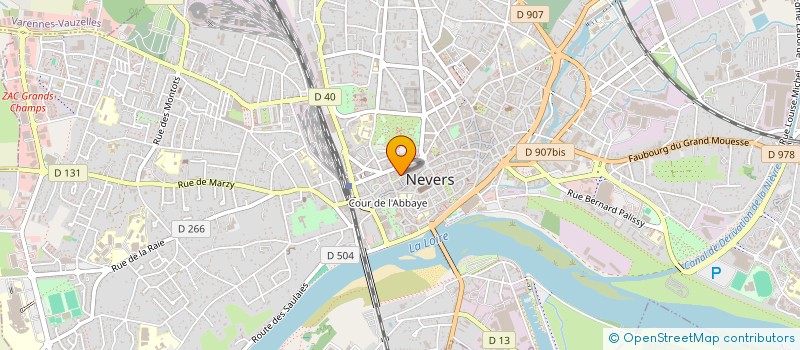 localisation de l'entreprise ASS FAMILIALE LAIQUE PERSONNES ISOLEES à NEVERS