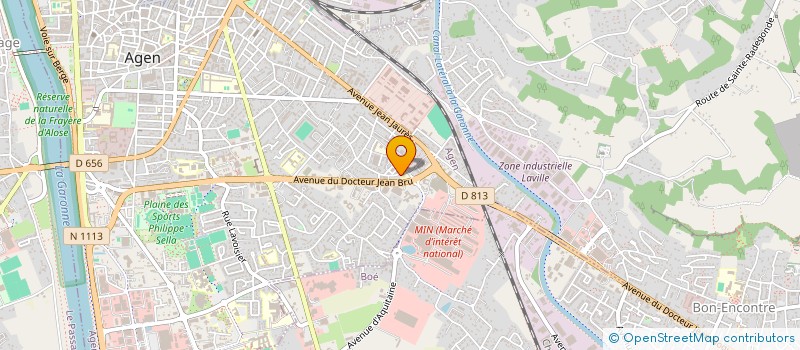 localisation de l'entreprise ASS FAMILIALE LAIQUE TAPIE MONDESIR à AGEN