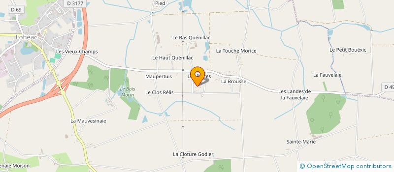 localisation de l'entreprise ASS FAMILIALE MAISONS D'ACCUEIL I & V à GUIPRY-MESSAC