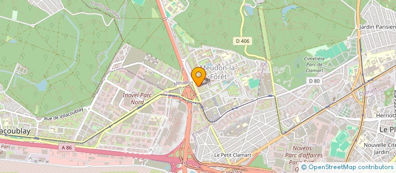 localisation de l'entreprise ASS FAMILIALE MEUDON LA FORET à MEUDON