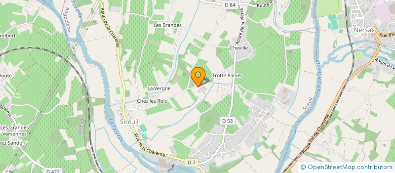 localisation de l'entreprise ASS FAMILIALE PIERRE ROUGE à SIREUIL