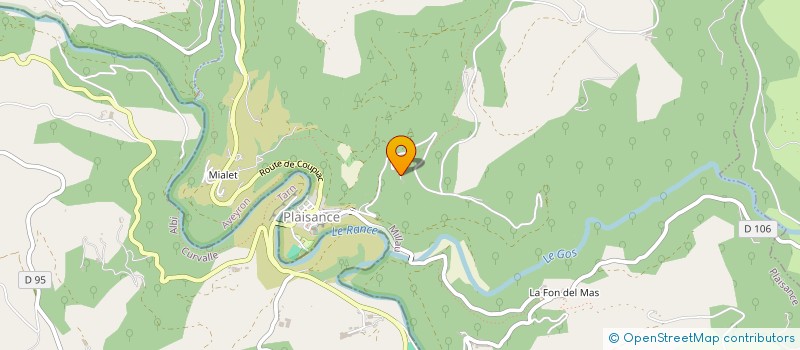 localisation de l'entreprise ASS FAMILIALE RURALE à COUPIAC