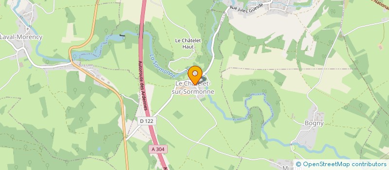 localisation de l'entreprise ASS FAMILIALE RURALE à ROUVROY-SUR-AUDRY