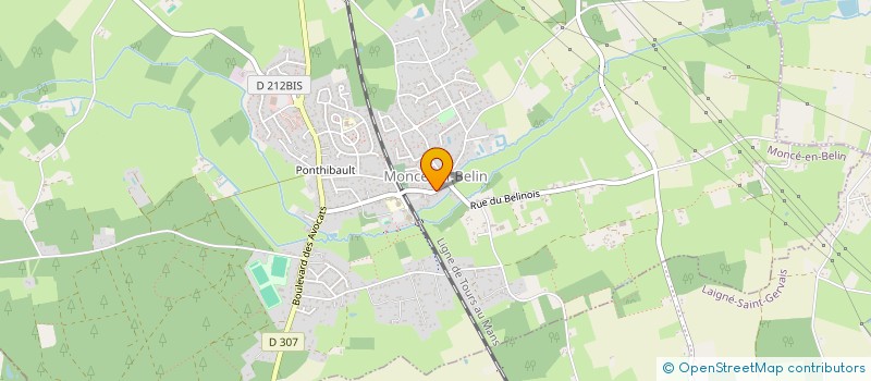 localisation de l'entreprise ASS FAMILIALE RURALE à MONCE-EN-BELIN
