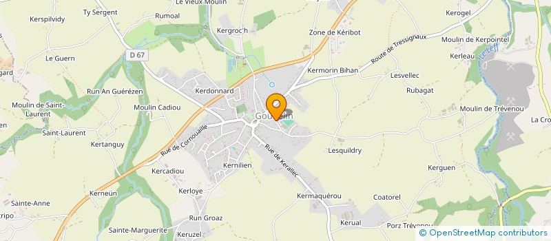 localisation de l'entreprise ASS FAMILIALE RURALE  GOUDELIN