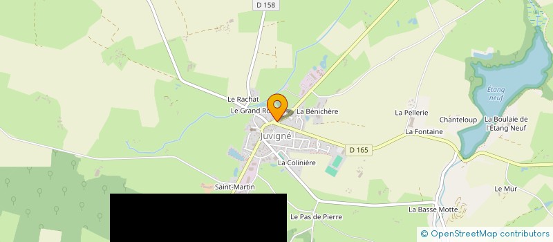 localisation de l'entreprise ASS FAMILIALE RURALE  SAINT-HILAIRE-DU-MAINE