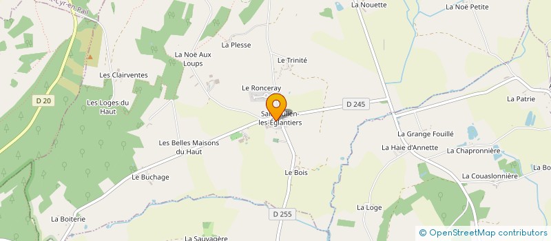 localisation de l'entreprise ASS FAMILIALE RURALE A BUTS GENERAUX à PRE-EN-PAIL-SAINT-SAMSON