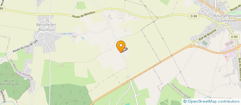 localisation de l'entreprise ASS FAMILIALE RURALE BERVILLE EN ROUMOIS à LES MONTS DU ROUMOIS