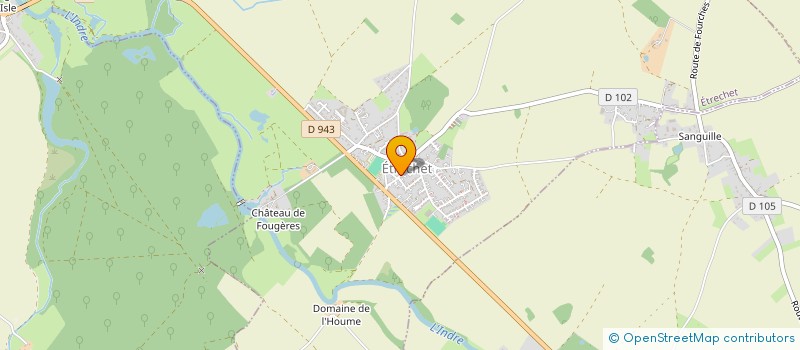 localisation de l'entreprise ASS FAMILIALE RURALE D ETRECHET à ETRECHET