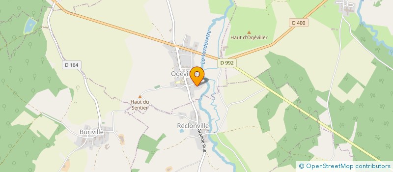 localisation de l'entreprise ASS FAMILIALE RURALE D'OGEVILLER  OGEVILLER