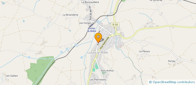 localisation de l'entreprise ASS FAMILIALE RURALE DE FAVEROLLES à VILLENTROIS-FAVEROLLES-EN-BERRY