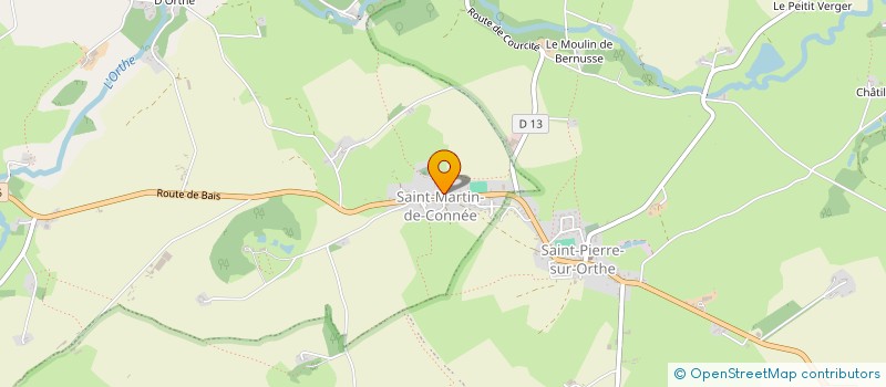 localisation de l'entreprise ASS FAMILIALE RURALE DE HAMBERS  HAMBERS