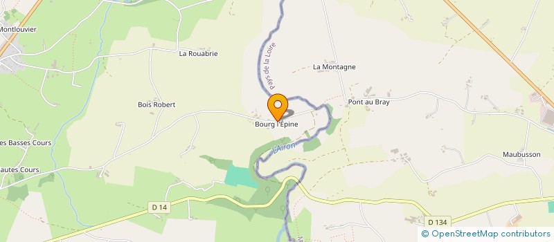 localisation de l'entreprise ASS FAMILIALE RURALE DE MONTHAULT  MONTHAULT