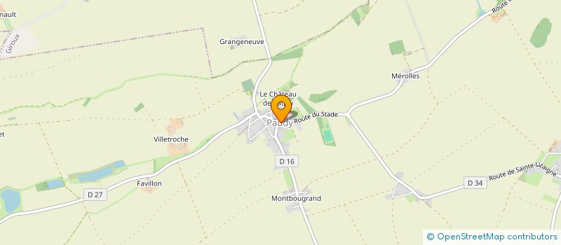 localisation de l'entreprise ASS FAMILIALE RURALE DE STE LIZAIGNE à SAINTE-LIZAIGNE