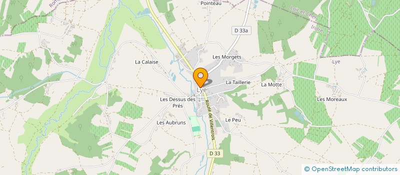localisation de l'entreprise ASS FAMILIALE RURALE DE VEUIL à VEUIL