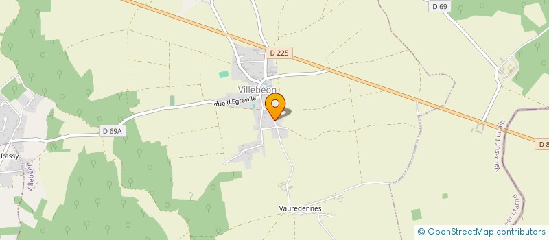 localisation de l'entreprise ASS FAMILIALE RURALE DE VILLEBEON  VILLEBEON