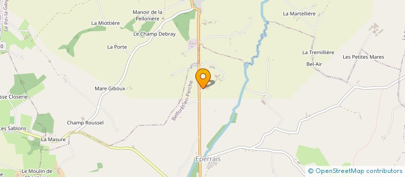 localisation de l'entreprise ASS FAMILIALE RURALE DES PAYS BELLEMOIS à BELLEME