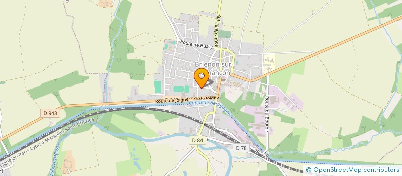 localisation de l'entreprise ASS FAMILIALE RURALE DU CREANTON à BRIENON-SUR-ARMANCON