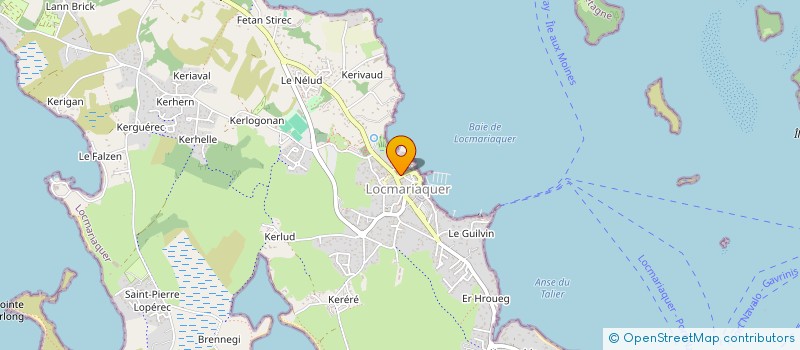 localisation de l'entreprise ASS FAMILIALE RURALE LA RUCHE  LOCMARIAQUER