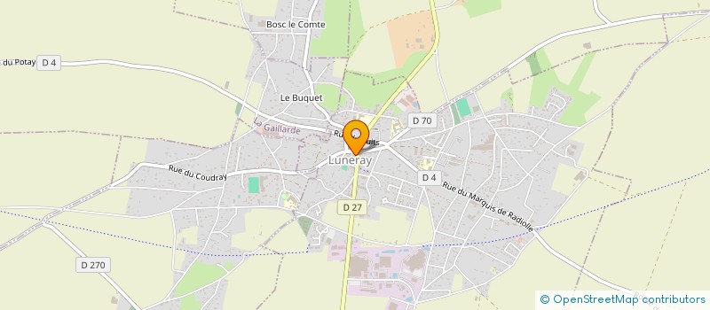 localisation de l'entreprise ASS FAMILIALE RURALE LUNERAY  LUNERAY